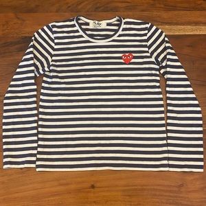 Comme des garcons play long sleeve shirt